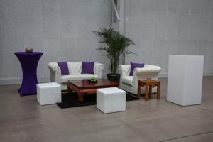 Chesterfield White 2er Sofa 4